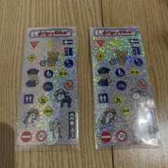 【非売品】Lovely Bike 自転車シールセットピーポーくん警視庁2枚セットのサムネイル