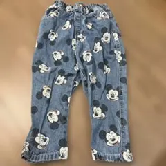 ミッキーマウス柄 カジュアルパンツ 90cm