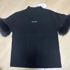 ファースリーブロゴニットトップス[tu1246] GRL グレイル