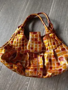 コッコフィオーレ クロコダイル風ハンドバッグ