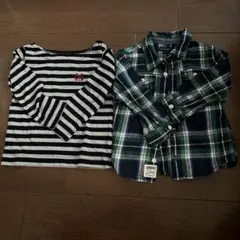 Ciaopanic Typy ストライプシャツとトミーフィルガーシャツセット