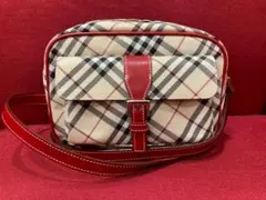 474:BURBERRY バーバリー チェック柄 コンパクトショルダーバック