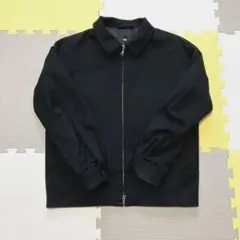 HARE ブラック ダブルジップアップジャケット