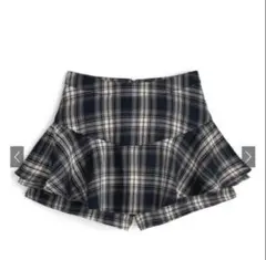 チェック柄フリルスカートパンツ[ks006a] GRL