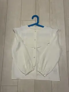 【美品】ROPÉ PICNIC KIDS フレアカラーブラウス