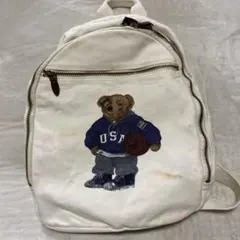 レア 90s ポロベアー ラルフローレン リュックサック バックパック