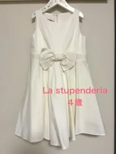 【La stupenderia】アイボリー ドレス ワンピース　4歳 イタリアのサムネイル