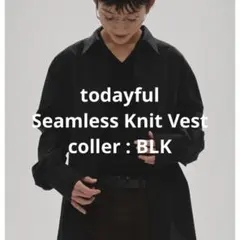 未使用品todayful Tencel silk knit vest ブラウン茶 - メルカリ