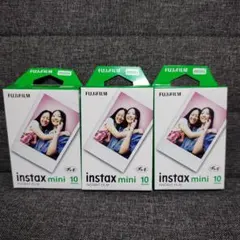 インスタ チェキフィルム 10枚入×3