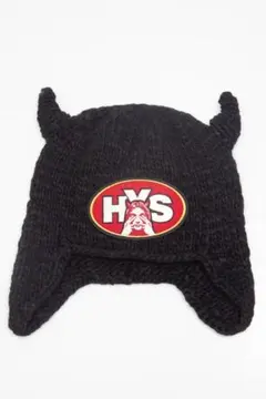 ヒステリックグラマーSEE NO EVIL 手編みニットキャップ