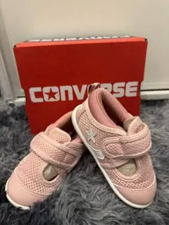 良品✨CONVERSE メッシュスニーカー ピンク 13.5cm
