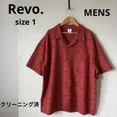 【美品】wキ21 Revo.MENS半袖シャツ/ジャケットsize1 レース柄のサムネイル