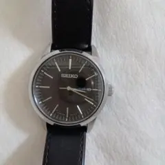 SEIKO 自動巻き 時計 ブラック