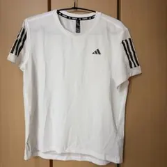 adidas ランニング Tシャツ ホワイト