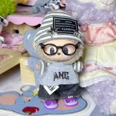 ぬいぐるみ ラブブ ぬい服 Labubu 5点セット 着せ替え 可愛い 帽子