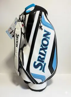 新品未使用 Srixon ゴルフバッグ ホワイト/ブラック/ブルー SRIXON スリクソン ゴルフ キャディバッグ 9.5型 GGC-S166 GOLF BAG