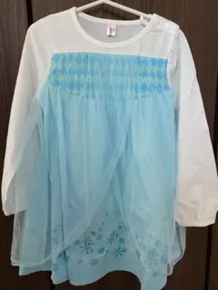 アナと雪の女王　エルサ風ワンピース120