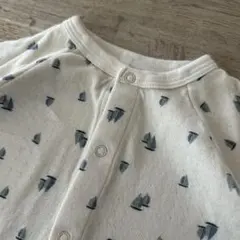 (60cm) PETIT BATEAU 長袖 ロンパース ヨット