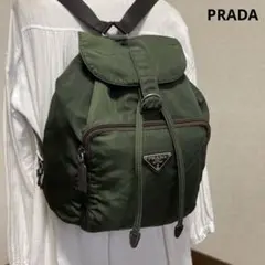 ◇ 極美品PRADA プラダ リュック バックパック ナイロン×レザー ◇
