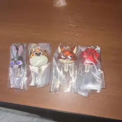 ズートピア　アイスキャンディーチャーム　ジュディ、ニック、アイスキャンディ