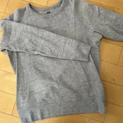 UNIQLO グレー ラグランスリーブ トレーナー M