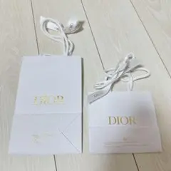 【dior】紙袋　ショッパー　2枚セット　まとめ売り【ディオール】