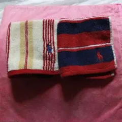 おまとめラルフローレンストライプ柄タオル4枚セット