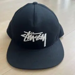 Stussy ネイビー ベースボールキャップ - メルカリ
