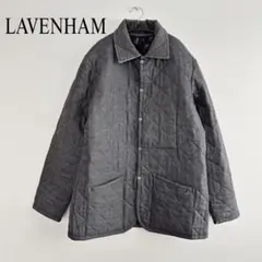 ラベンハム　キルティングジャケット　ウール　LAVENHAM グレー　38