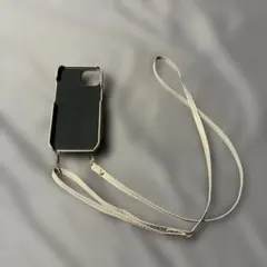 ゴールド ストラップ付きiPhone14ケース