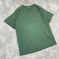 90s USA製◆ヴィンテージ ディズニー【XL】ミッキー刺繍 ポケットTシャツ