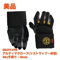 573【美品】GOLD'SGYMアルティマグローブ(リストラップ一体型) XXLのサムネイル