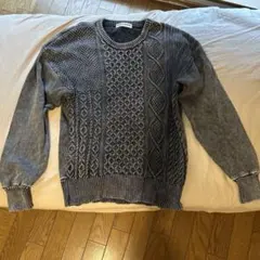 の*い様 RODEO CROWNS グレー ケーブルニット セーター