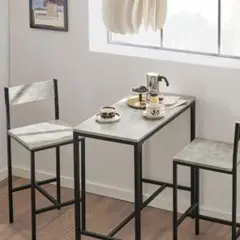 ダイニングテーブルセット グレー ブラック