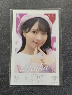 LOVE 佐々木舞香 ミニフォトカード Vol.10 - メルカリ