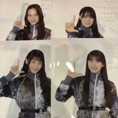 櫻坂くじ2025 ローソン クリアファイル 櫻坂46 2期生 3期生4枚セット