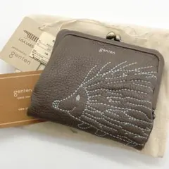 新品未使用　ゲンテン　リサラーソン　コラボ　ハリネズミ　がま口　折り財布