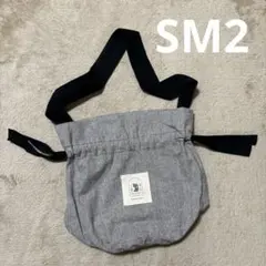 セール☆サマンサモスモス　リネンコットン100%35周年巾着ショルダーバッグ