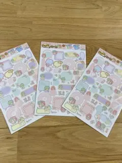 キキララ　 ふきだし　 シール　 キャラクターシール