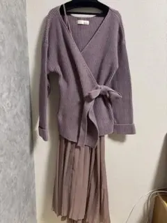 Lily Brown パープル セットアップ