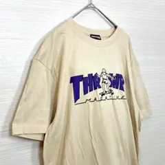 新品タグ付 スラッシャー THRASHER Tシャツ Lサイズ ベージュのサムネイル