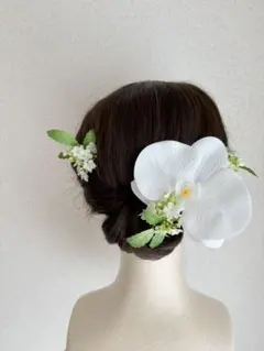 アーティシャルフラワー造花のヘッドパーツ｜結婚式・卒業式・前撮り・和装にも