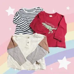 【美品】子供服 キッズ服 ベビー服 ベビー キッズ Tシャツ 90