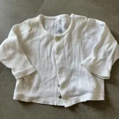 petit bateau ホワイトカーディガン