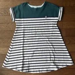 【美品】Petit Bateau ストライプ 8ans