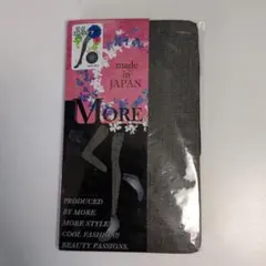 M-10993 オシャレに　ラメ入りストライプ柄タイツ　M-L　ブラック