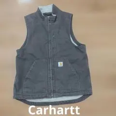 Carhartt ダックベスト 希少 胸ポケット付き！ ブラウンのサムネイル