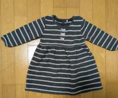 BeBe ワンピース 90cm グレー