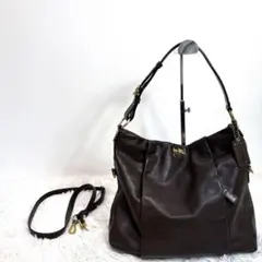 美品　COACH 21762 ハンドバッグ　シグネチャー　ショルダーバッグ