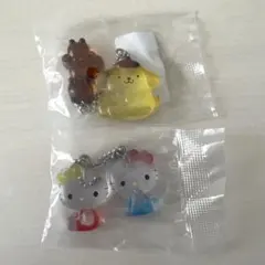 【訳あり】　サンリオ　なかよしドロップチャーム　キティ　ポムポムプリン